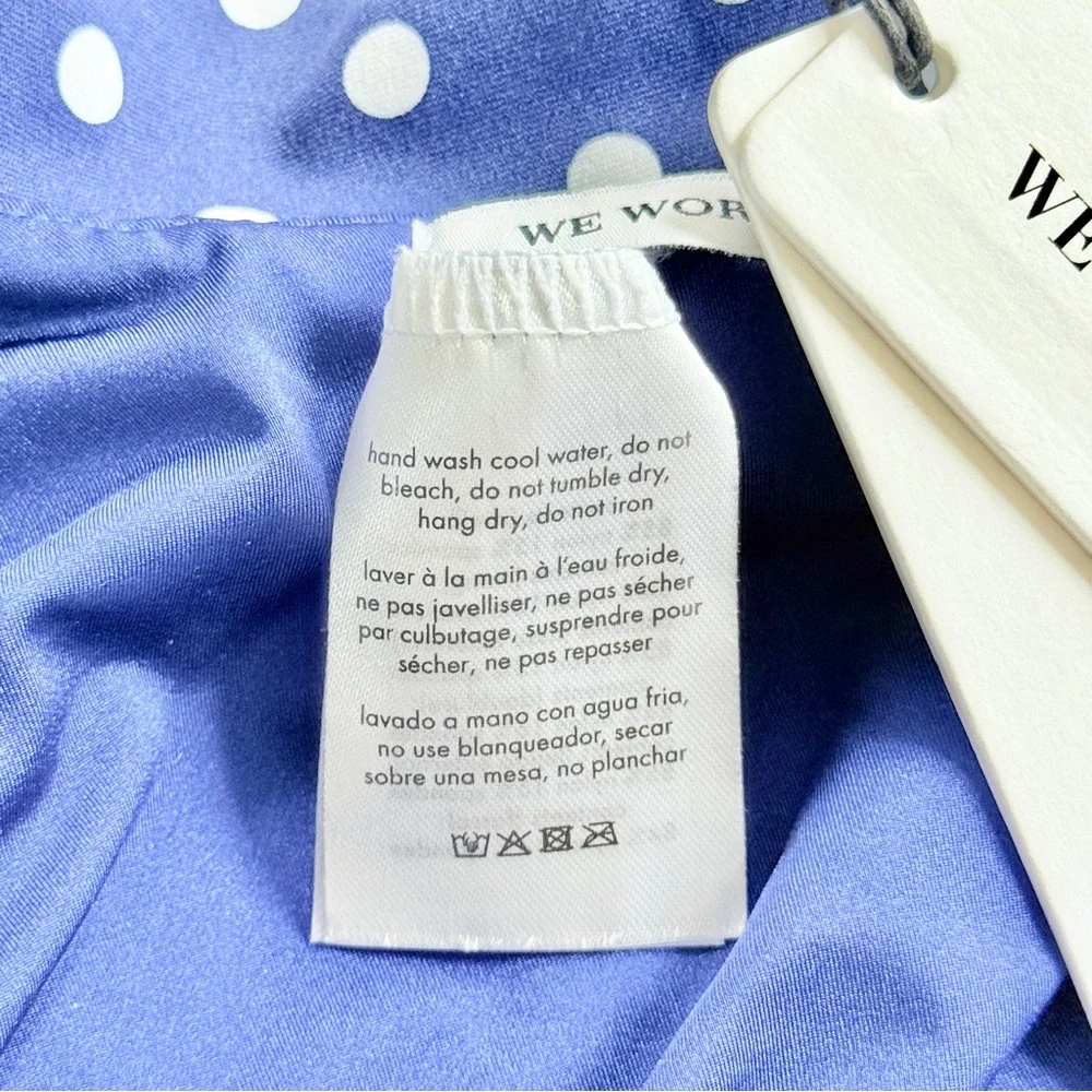 NEW with TAGS WeWoreWhat Stella One Piece One Shoulder Swimsuit  (size S)